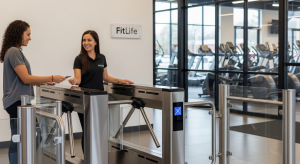 2- Gym Entrance Turnstile Supplier2